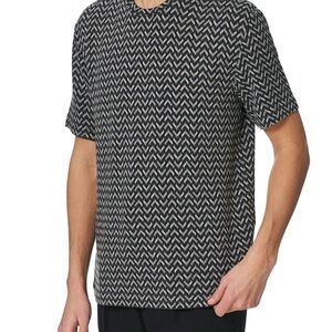 Giorgio Armani Black and White Short Sleeve Tee